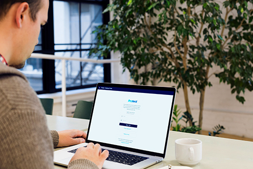 Log in to the new employer portal